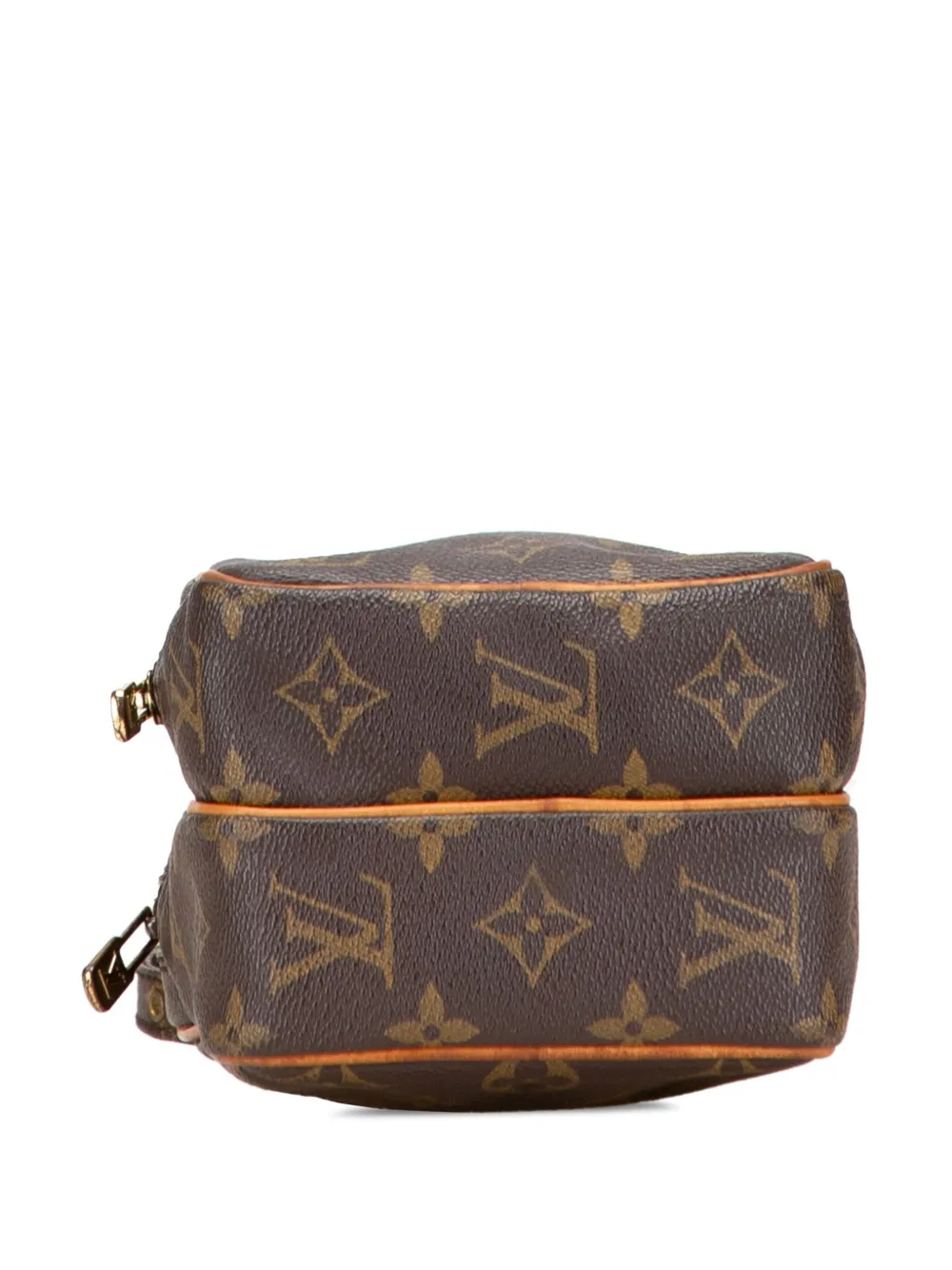 Pre-owned Louis Vuitton 1988 Monogram Mini Amazone Crossbody Bag In Brown