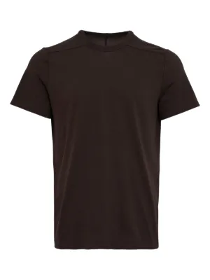 トップス RICK OWENS CREWNECK SHORT SLEEVE TEE Rick Owens short-sleeve crew-neck T-shirt | Brown | FARFETCH