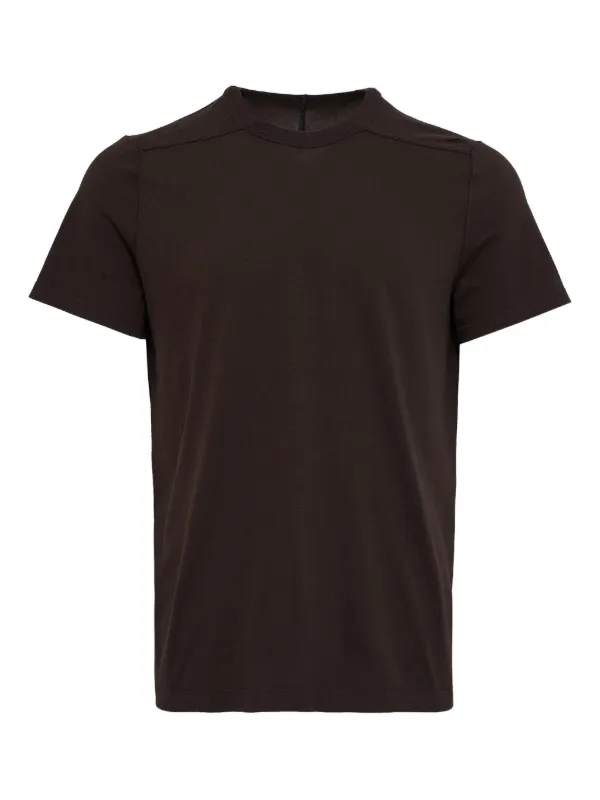 Rick Owens Short Level Cotton Jersey t-shirt Brown FARFETCH - Main Image