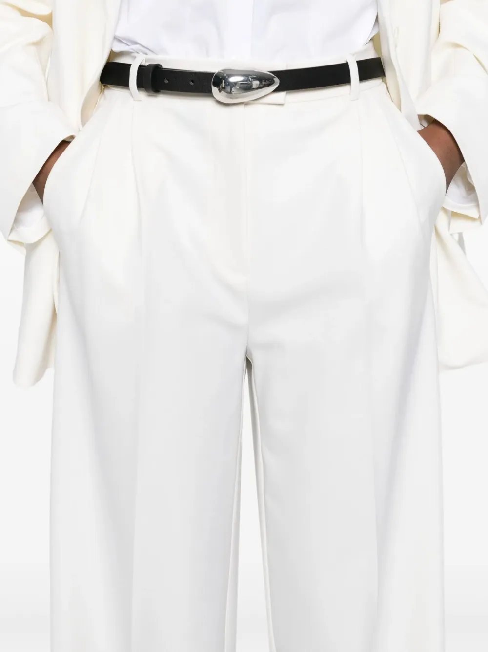 MEDEEA Straight broek Wit