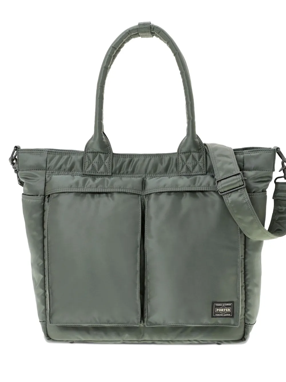 Porter-yoshida & Co Tanker Tote Bag In Green