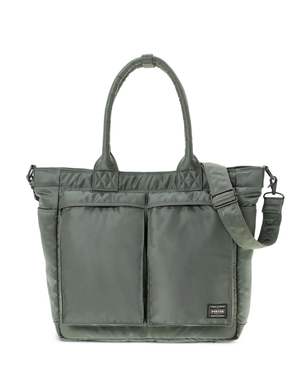 Porter-yoshida & Co Tanker Tote Bag In Green