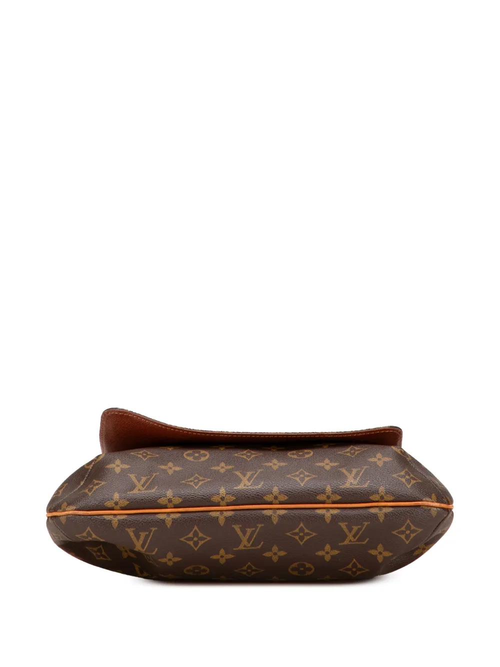Pre-owned Louis Vuitton 2001 Monogram Musette Salsa Gm Crossbody Bag In Brown
