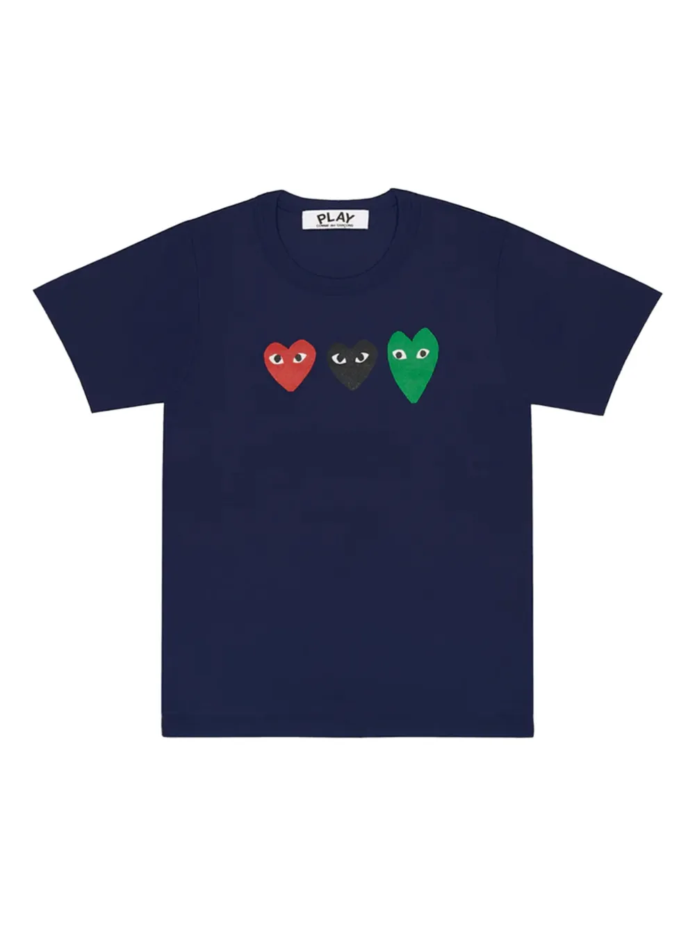 Comme Des Garçons Play 3 Brothers T-shirt In Black