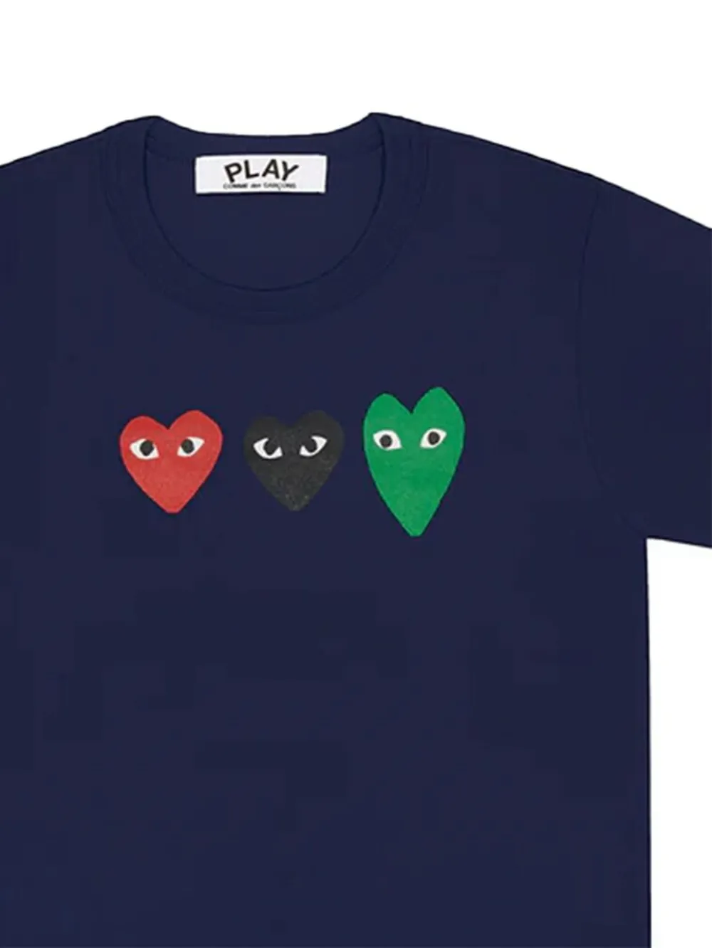 Comme Des Garçons Play 3 Brothers T-shirt Blauw