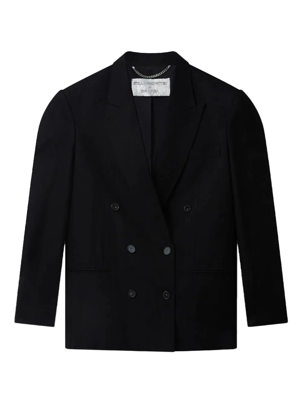 Stella Mccartney Robot-print Blazer In Black