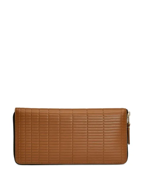 Comme Des Garçons Wallet Brick quilted zip-around wallet