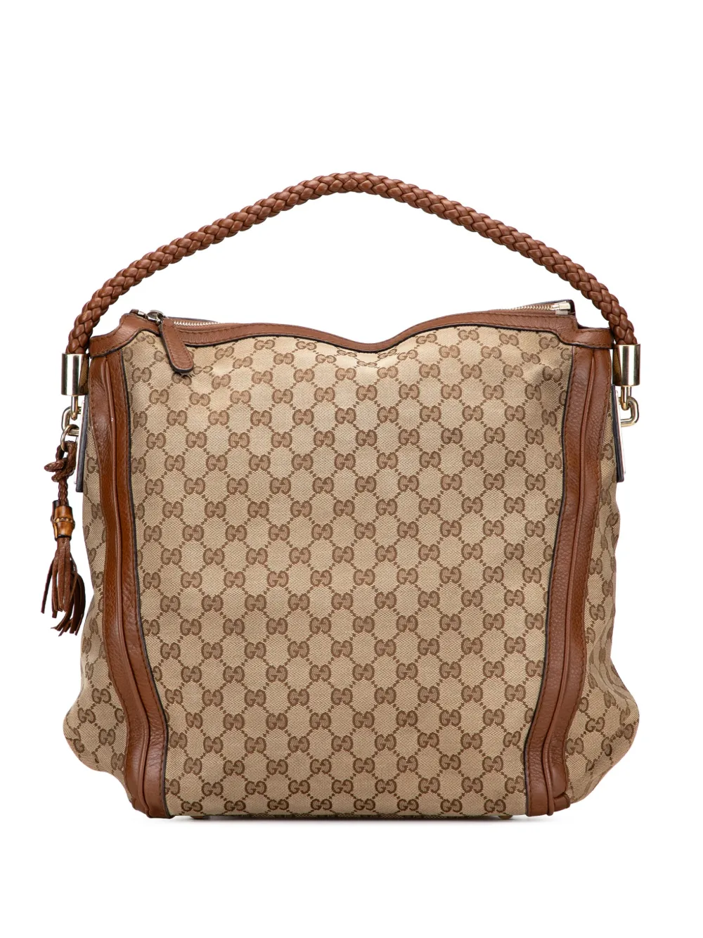 Gucci Pre-Owned 2000-2015 Large GG Canvas Bella tote bag - Marrone