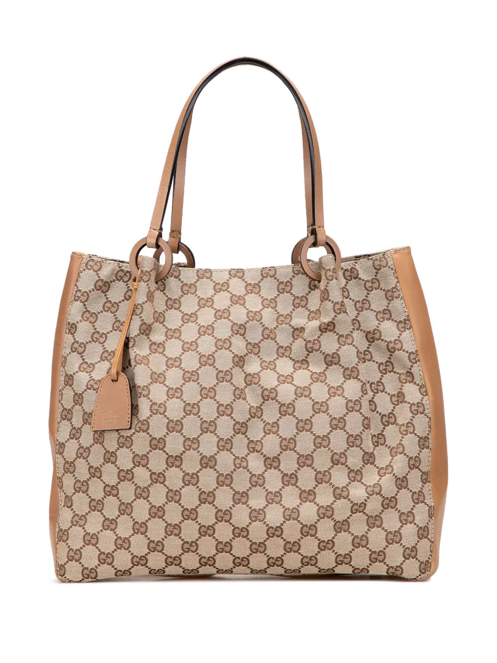 Gucci Pre-Owned 2000-2015 GGキャンバス トートバッグ - ブラウン Gucci Pre-Owned 2000-2015 GGキャンバス トートバッグ - ブラウン