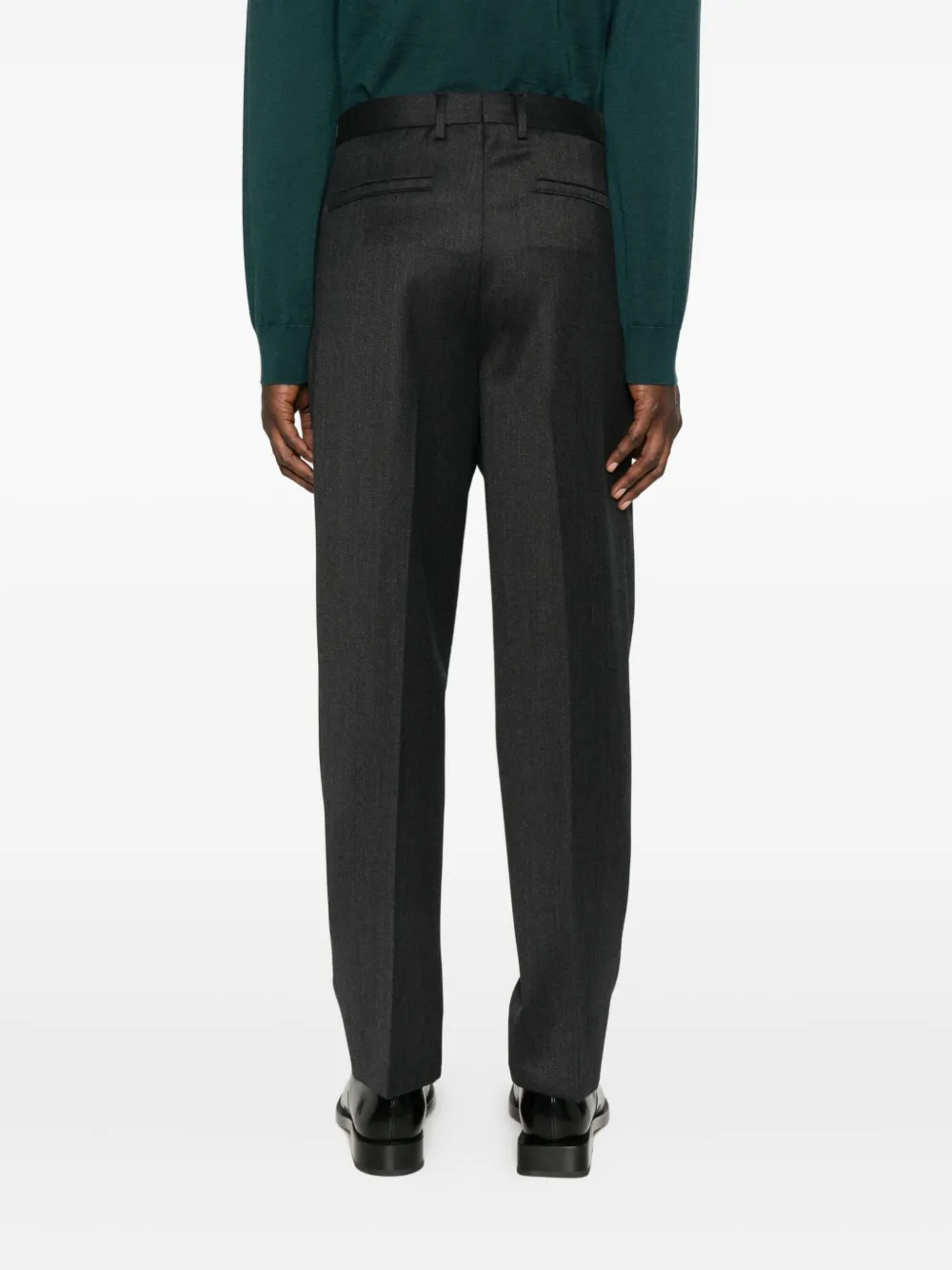 Zegna Broek met geplooide voorkant Grijs