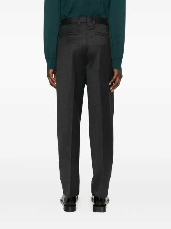 Zegna プリーツ パンツ | グレー | FARFETCH JP