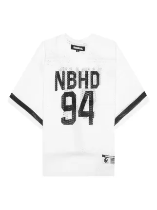 NEIGHBORHOOD HOCKEY V NECK SS 白 XL Neighborhood V-neck Hockey T