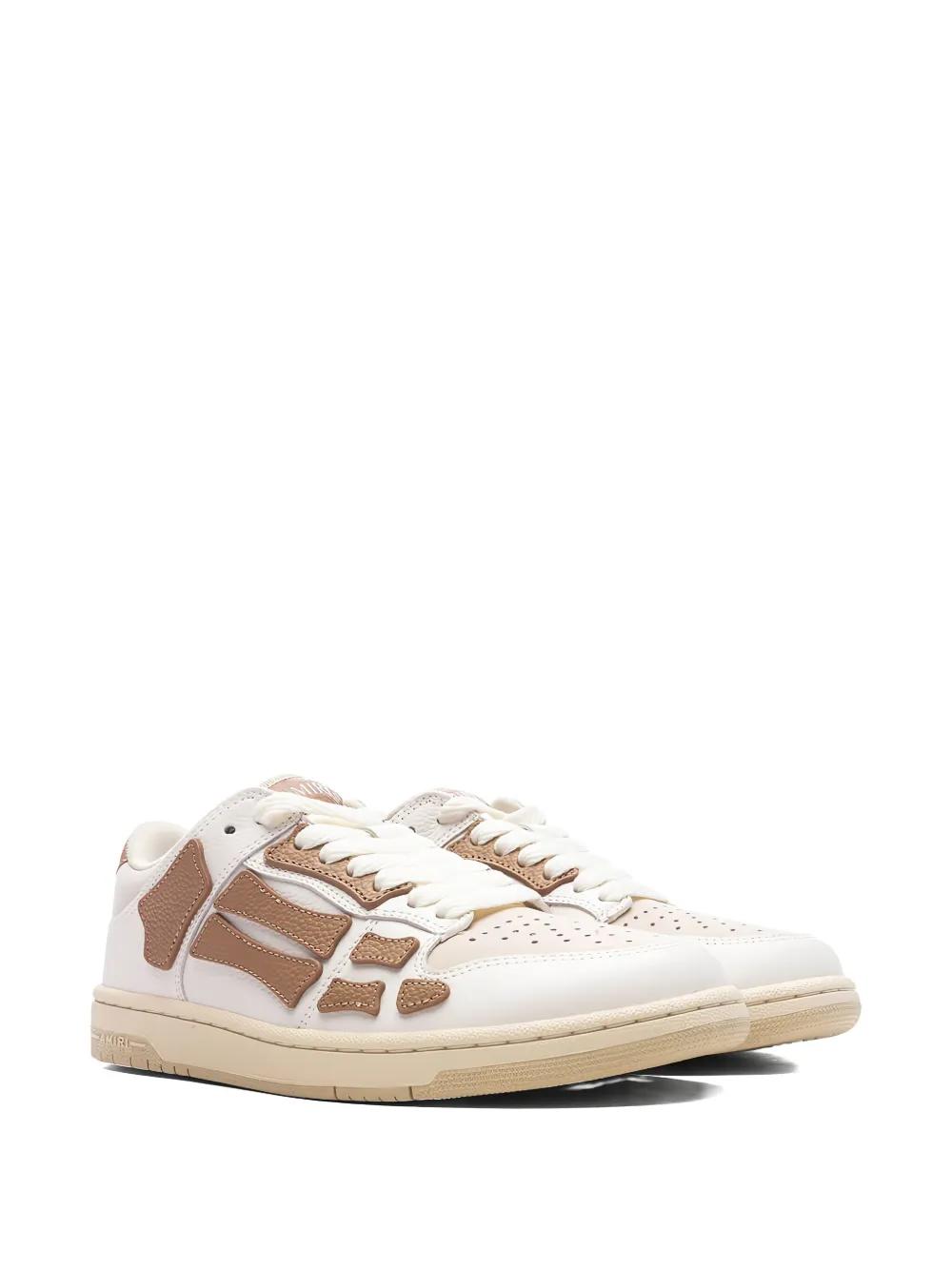 Amiri Skel Top Low Sneakers In Brown
