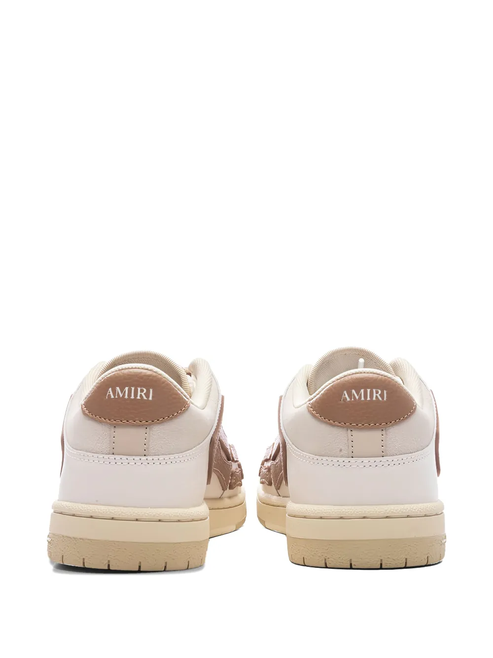 Amiri Skel Top Low Sneakers In Brown