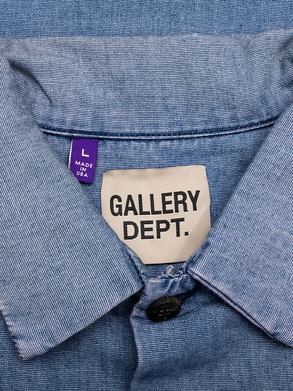 GALLERY DEPT. Bartz katoenen shirt Blauw