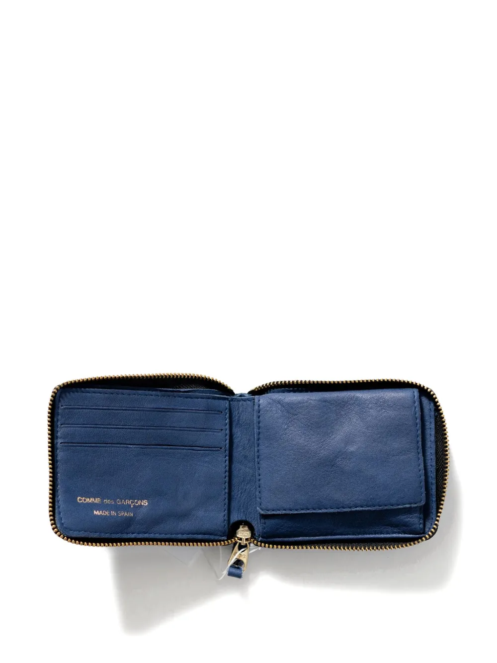 Comme Des Garçons Wallet washed-effect zip-around wallet | Men | Image 2