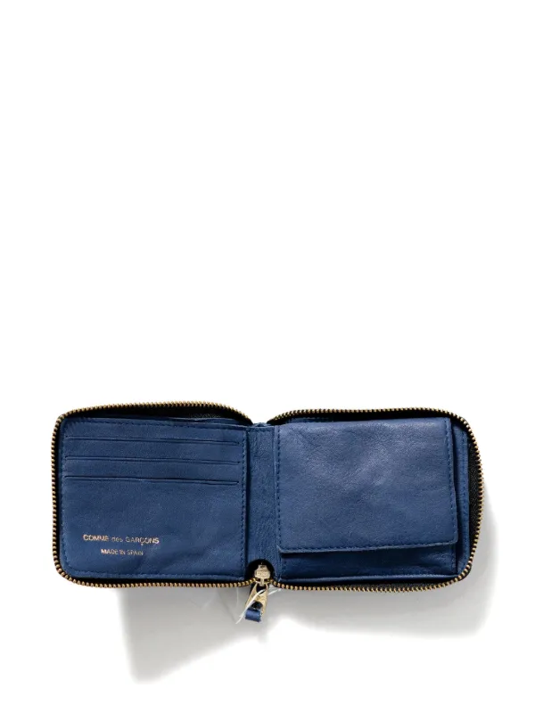 Comme des garcons washed wallet black ZIP POUCH - WASHED BLACK