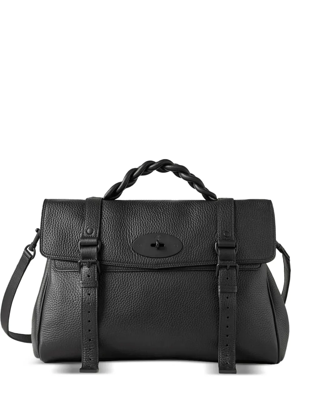 Mulberry braided-handle tote bag | Black | Image 1