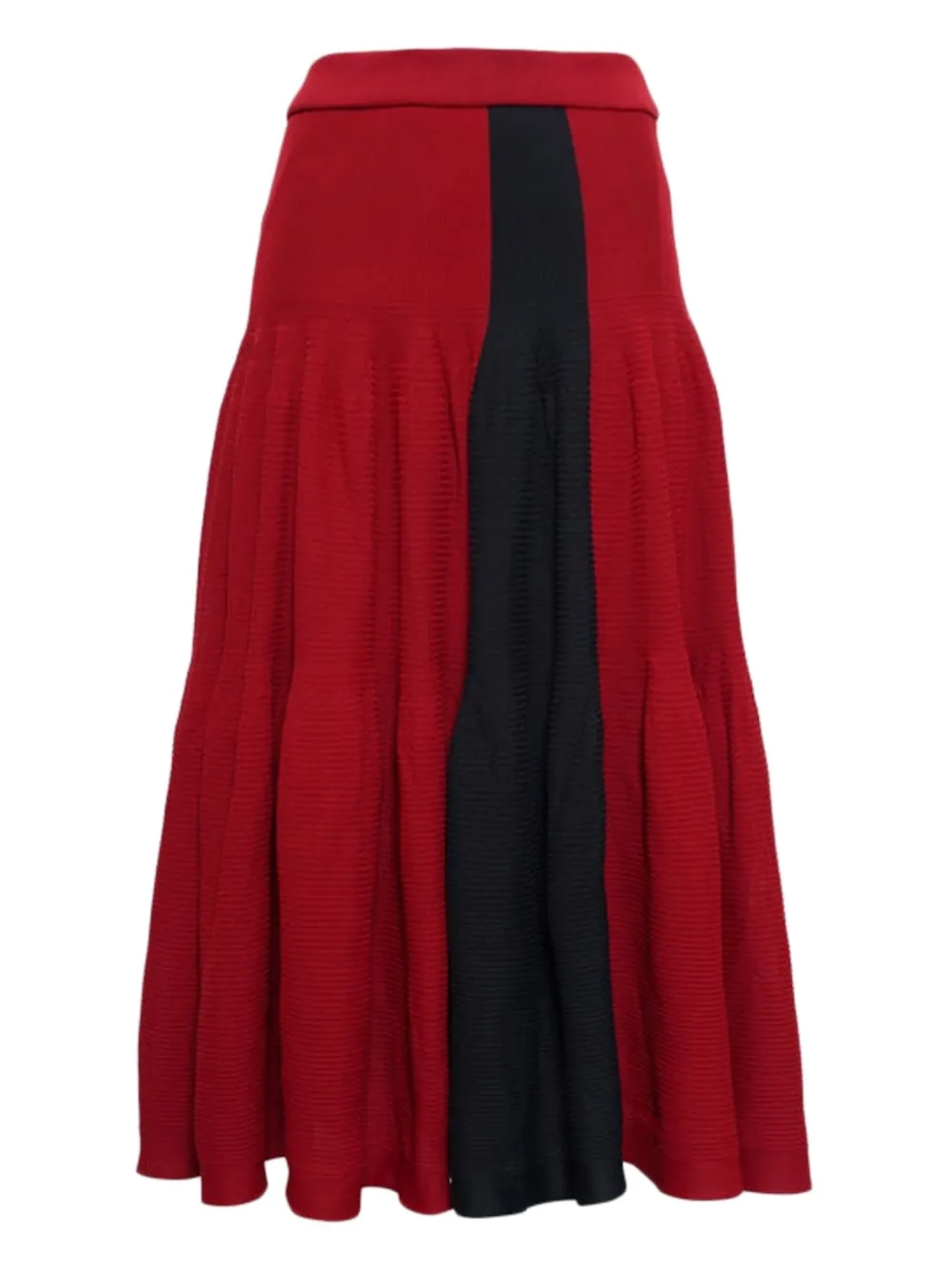 Cfcl Cascades Pleated Midi Skirt In Black