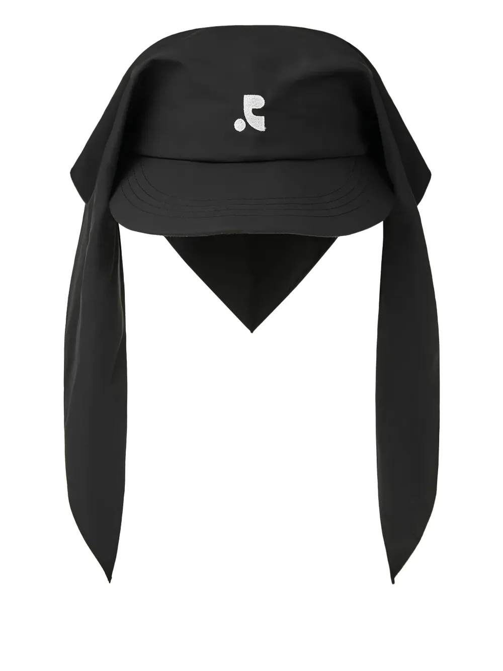 Rest&Recreation logo-scarf cap | Black | Image 1