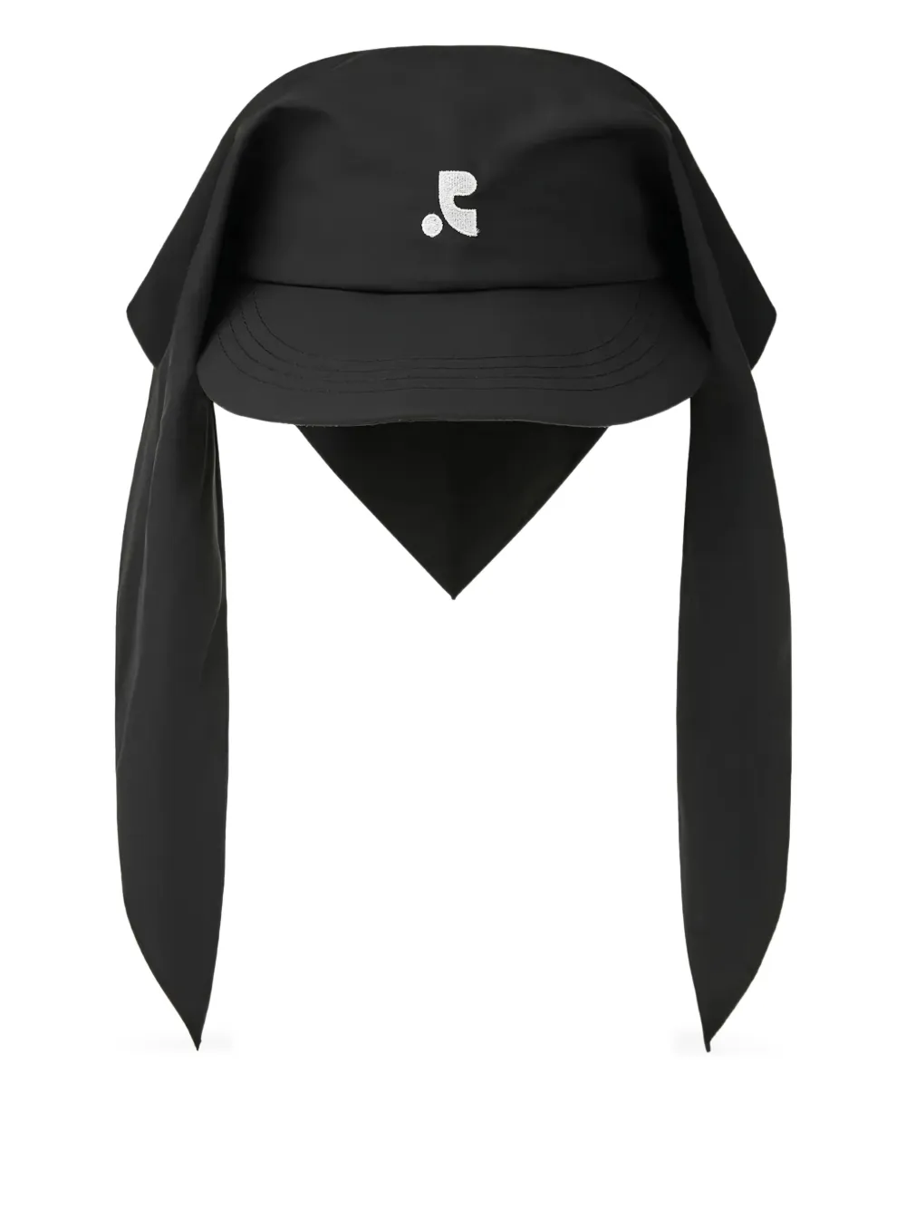 Rest&Recreation logo-scarf cap | Black | Image 1