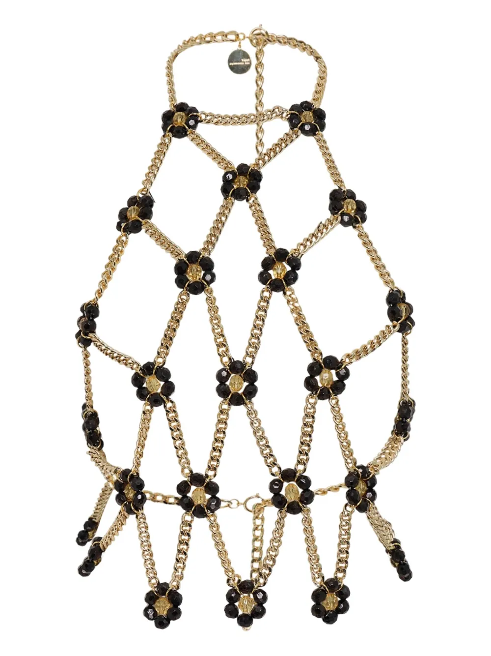 Noir Kei Ninomiya Daisy Chain Harness In Gold