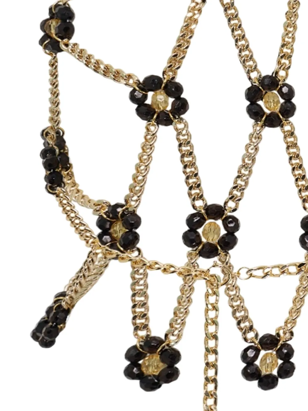 Noir Kei Ninomiya Daisy Chain Harness In Gold