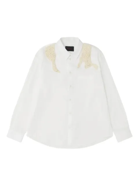 Simone Rocha camisa con detalles de perlas