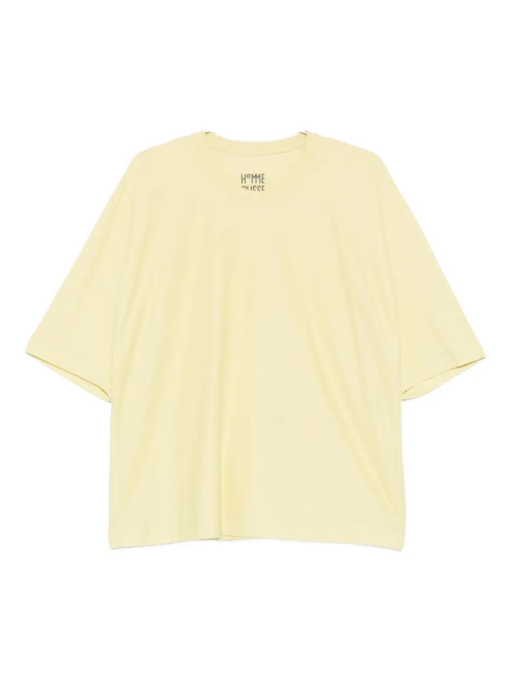 Homme Plissé Issey Miyake boxy short-sleeve T-shirt - イエロー Homme Plissé Issey Miyake boxy short-sleeve T-shirt - イエロー