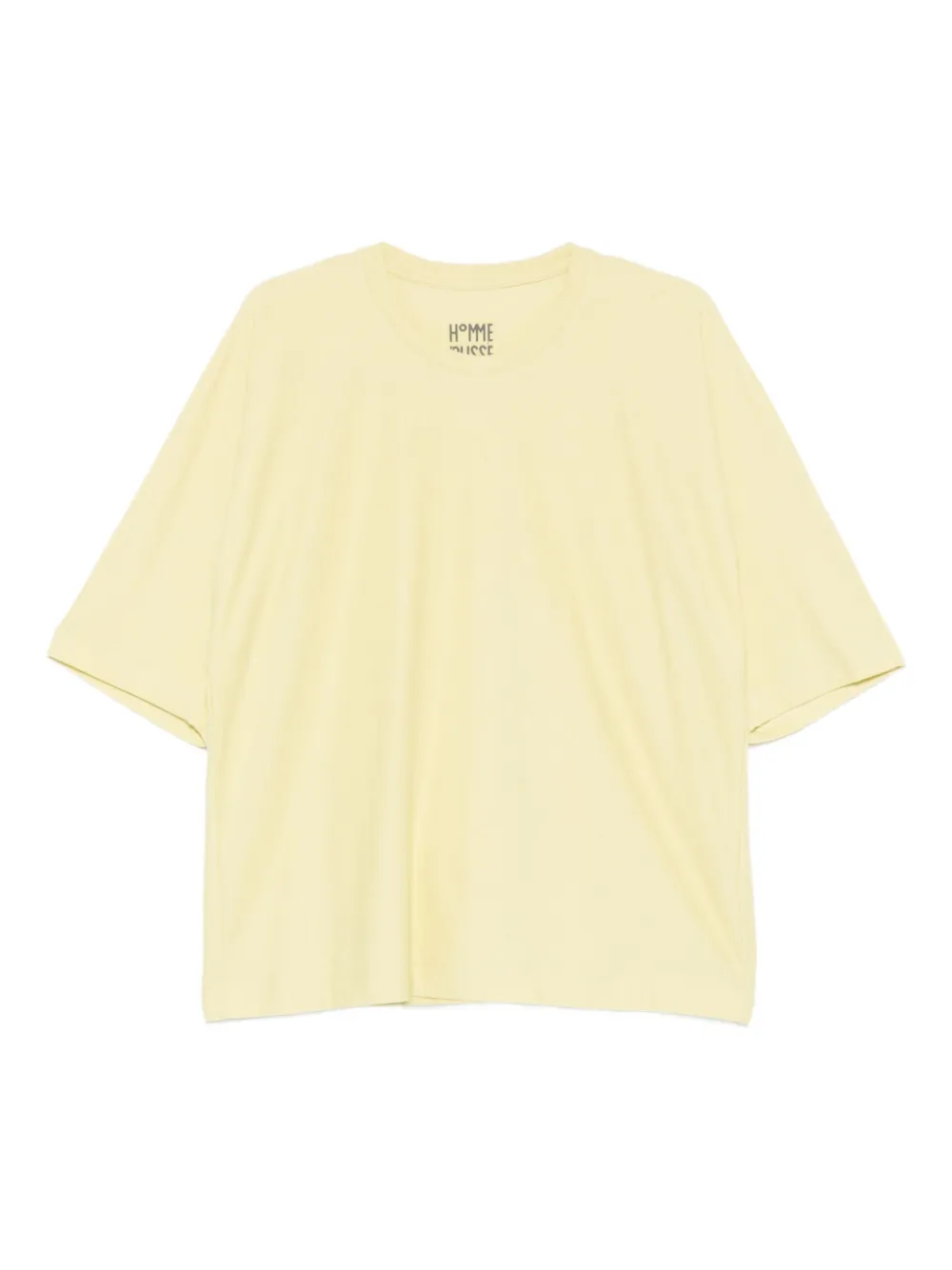 Homme Plissé Issey Miyake boxy short-sleeve T-shirt | Yellow | Image 1