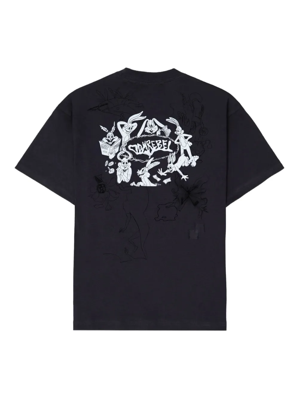 DOMREBEL Bunwire T-shirt - Zwart