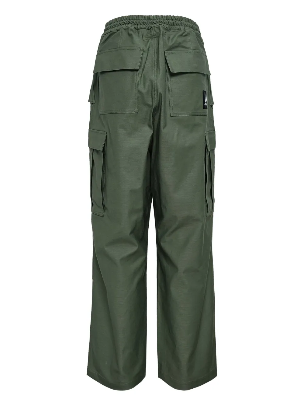 Junya Watanabe MAN cargo-pocket urethane trousers - Groen