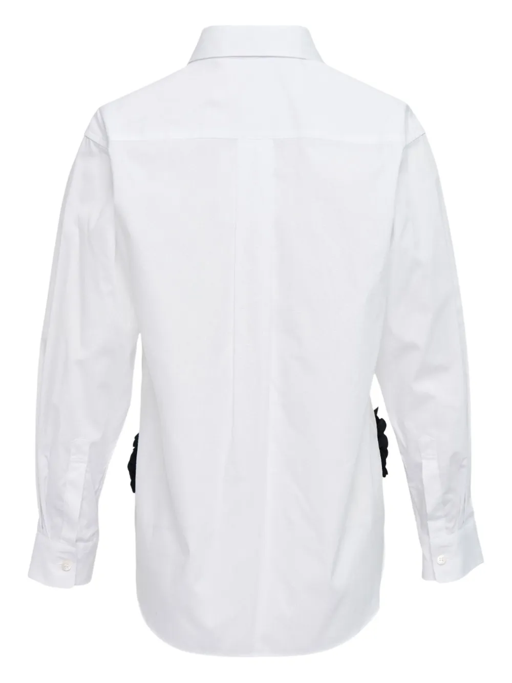 Comme des Garçons TAO Broad X rose-embellished shirt - Wit
