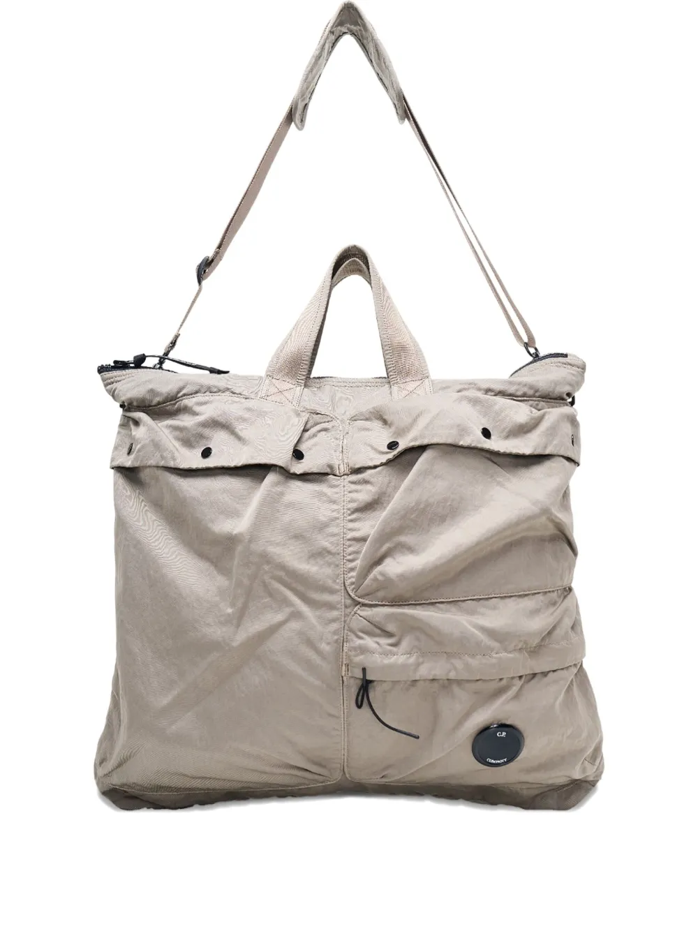 C.P. Company pocket nylon messenger bag - Grigio