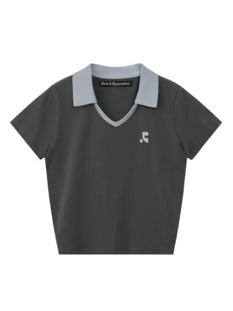 Rest&Recreation V-neck collar top