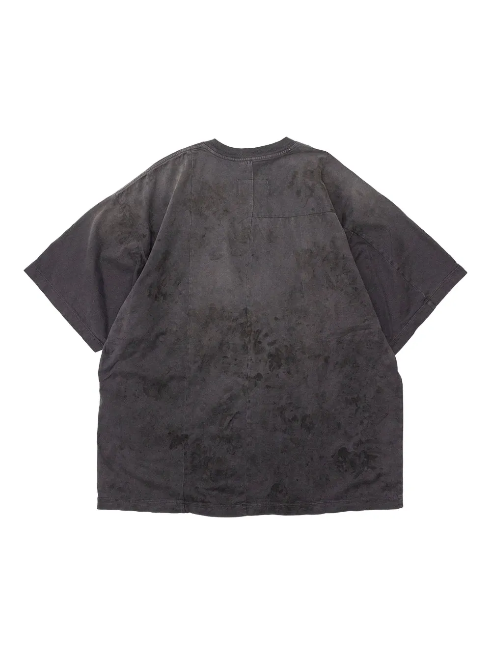 Doublet skeleton-print tie-dye t-shirt - Zwart