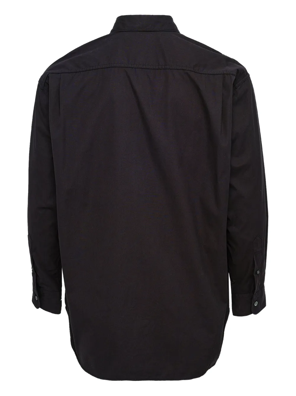 Comme des Garçons Homme garment-washed shirt - Zwart