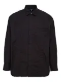 Comme des Garçons Homme garment-washed shirt - Black
