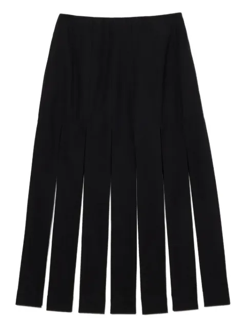Simone Rocha contrast-panel midi skirt