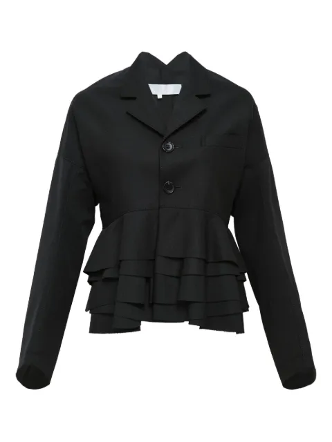 Comme des Garçons TAO ruffled peplum jacket