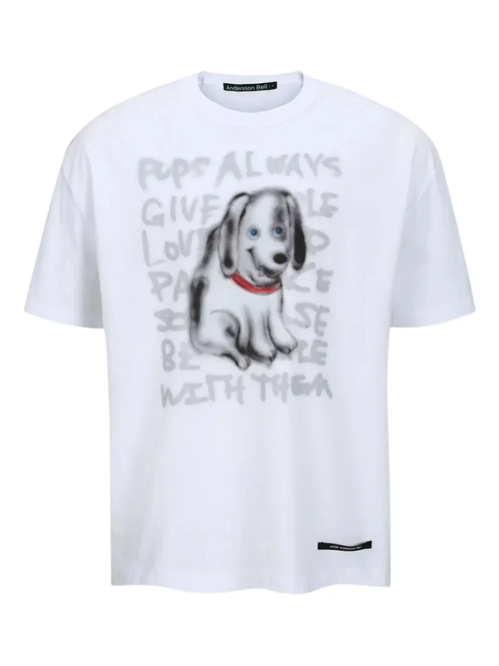 Andersson Bell Puppy T-shirt In White