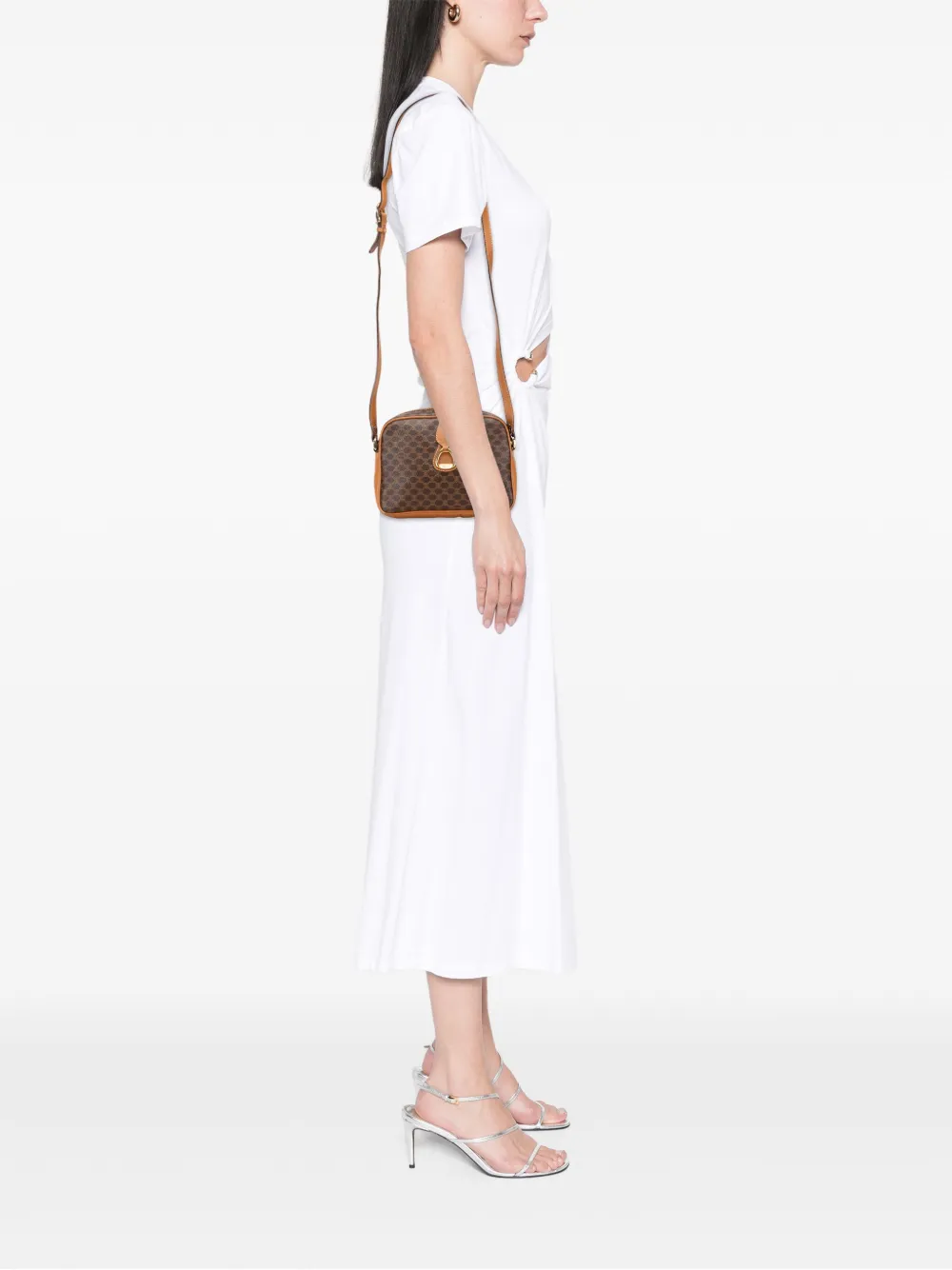 Celine Pre-Owned 2008 Macadam Coated Canvas crossbody bag | Pre-Owned | Image 2