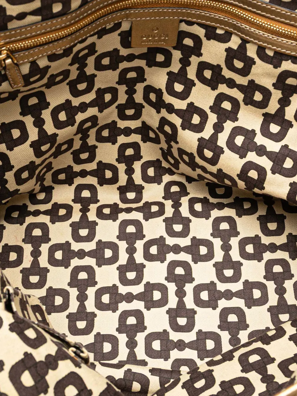 Pre-owned Gucci 2000-2015 Gg Canvas Jolicoeur Tote Bag In Brown