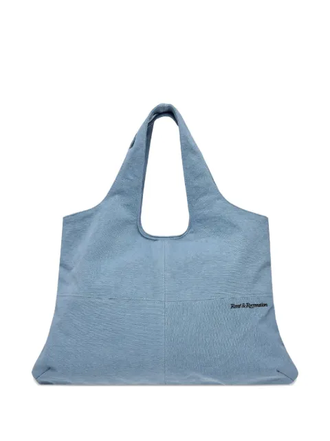 Rest&Recreation cotton panelled tote bag