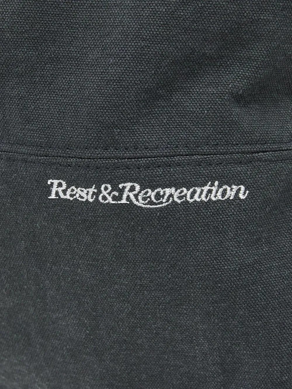 Rest&recreation Cotton Tote Bag In Gray