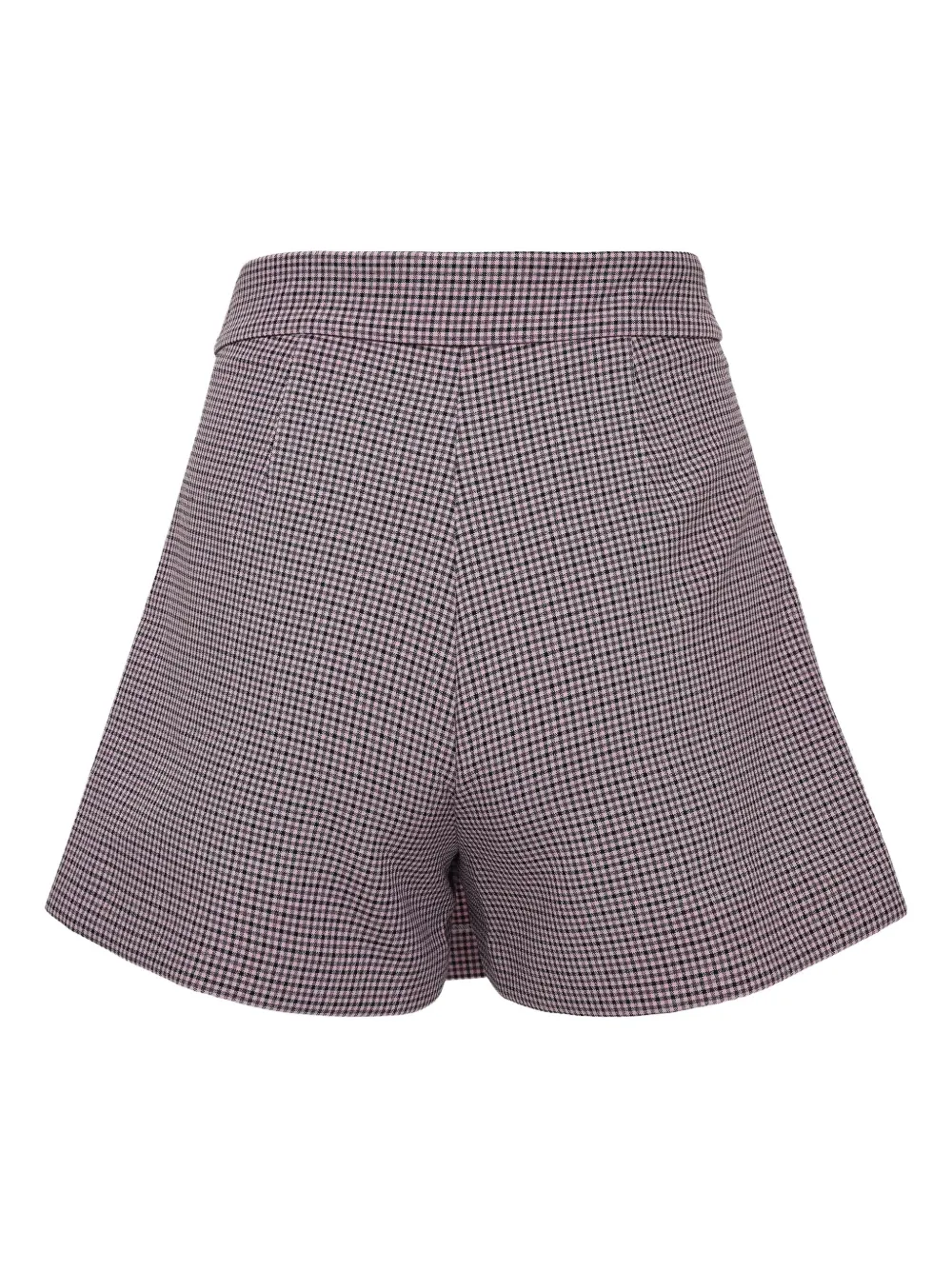 MSGM Geruite shorts met gevouwen detail - Roze