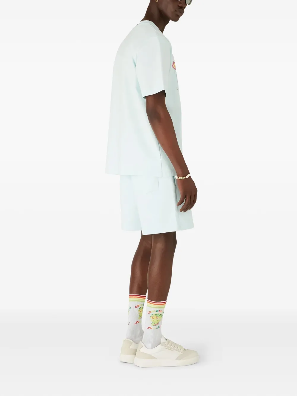 Casablanca Manga Tennis Ball T-shirt - Blauw