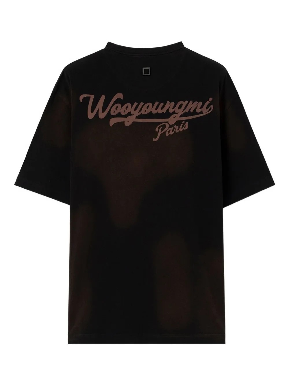 Wooyoungmi logo-print T-shirt - Zwart