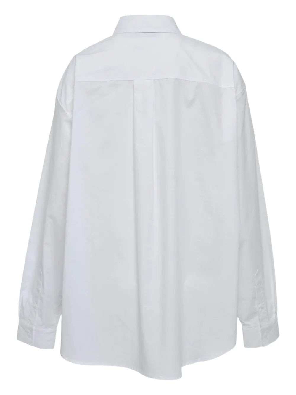 PushBUTTON flying-tie print shirt - Wit