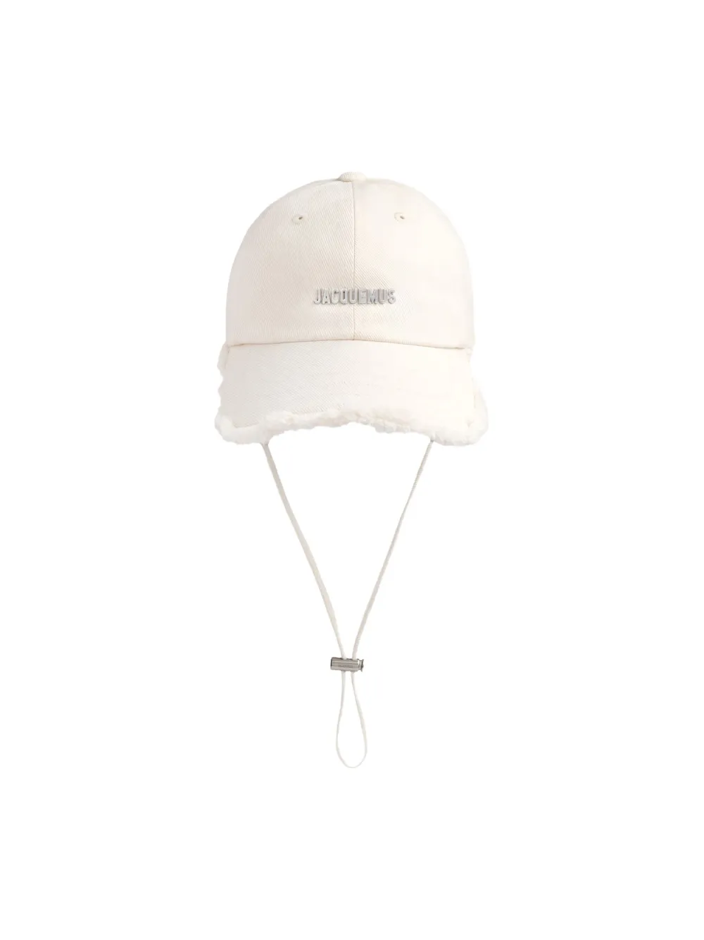 Jacquemus Artichaut logo-plaque baseball cap - Beige